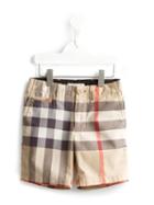 Burberry Kids House Check Shorts, Boy's, Size: 8 Yrs, Nude/neutrals