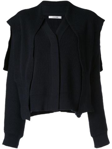 Le 17 Septembre Layered Cardigan - Blue