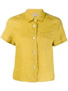 Margaret Howell Cropped Shirt - Yellow