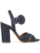 Tabitha Simmons Andres Denim Sandals - Blue