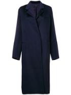 Joseph Single-breasted Coat - Blue