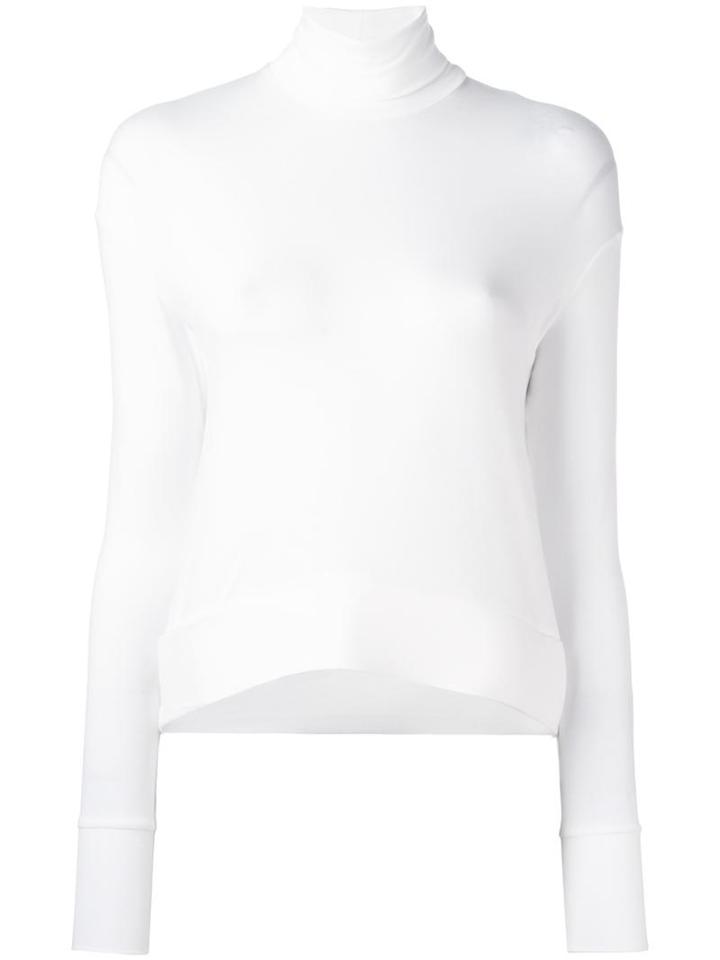 Io Ivana Omazic Turtleneck Jumper, Women's, Size: Large, White, Viscose/spandex/elastane