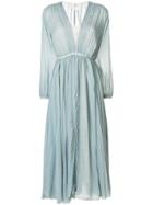 Forte Forte Flared Midi Dress - Blue