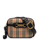Burberry Antique Garnet Link Fabric Leather Belt Bag - Neutrals