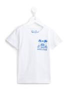 Mc2 Saint Barth Kids Palm Tree Print T-shirt