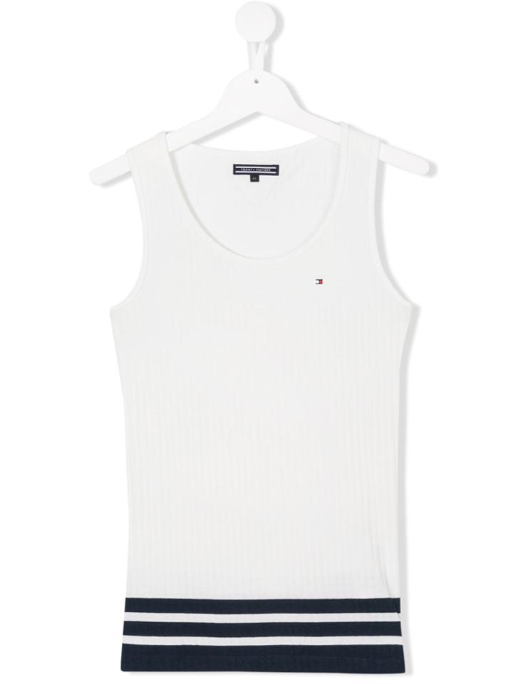 Tommy Hilfiger Junior Teen Ribbed Vest - White