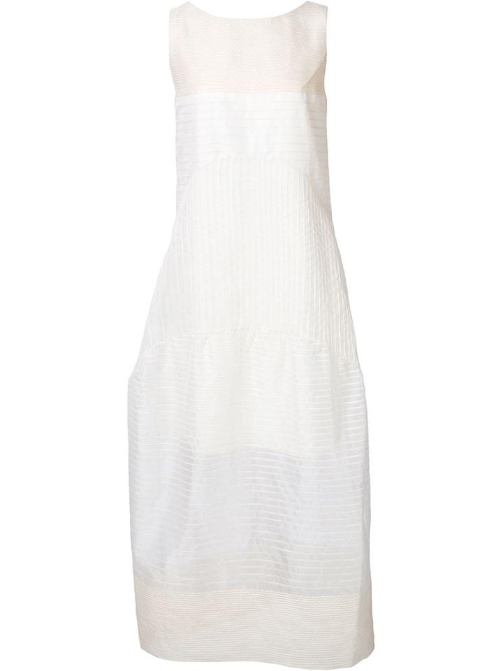 Audra Sheer Stripe Dress