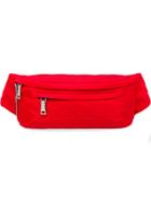 Prada Technical Fabric Belt Bag - Red