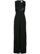 Ingie Paris Sequined Jumpsuit - Black