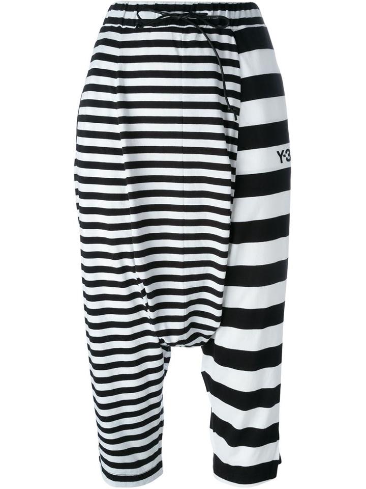 Y-3 Cropped Dropped Crotch Trousers