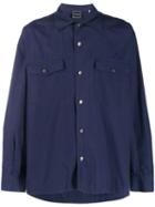Versace Pre-owned 1980's Button-down Shirt - Blue
