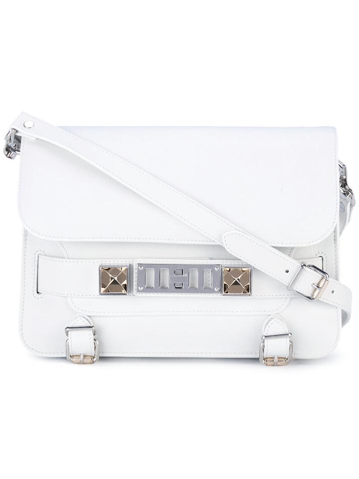 Proenza Schouler Ps11 Shoulder Bag, Women's, Red, Calf Leather/metal/cotton