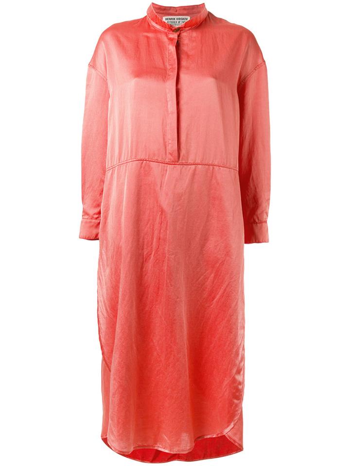 Henrik Vibskov - 'beatle' Dress - Women - Silk/cotton - S, Women's, Red, Silk/cotton