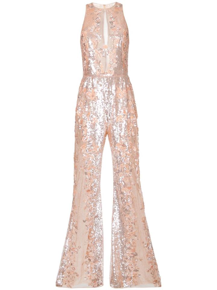 Zuhair Murad Sequinned Jumpsuit - Pink & Purple