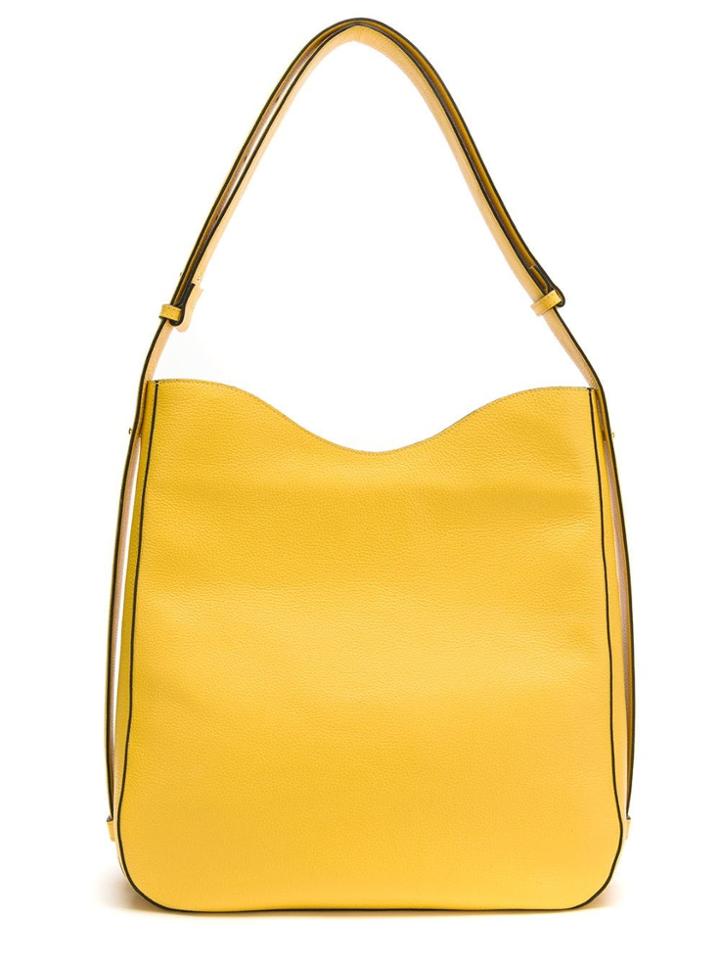 Sarah Chofakian Leather Shoulder Bag - Yellow & Orange