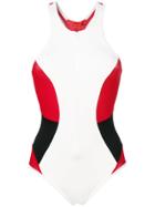 Hilfiger Collection Panelled Fitted Bodysuit - White
