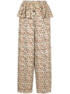 Muller Of Yoshiokubo Frill Pocket Pants - Multicolour