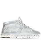 Marsèll Distressed Hi-top Sneakers - Grey