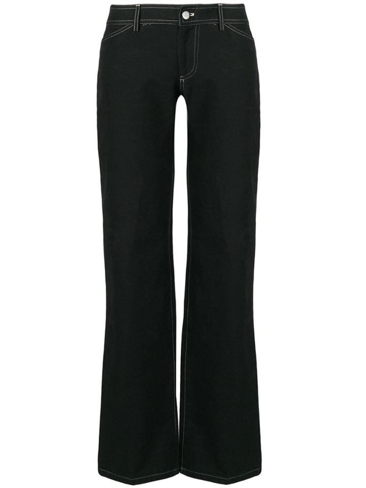Balenciaga Pre-owned Straight-leg Jeans - Black