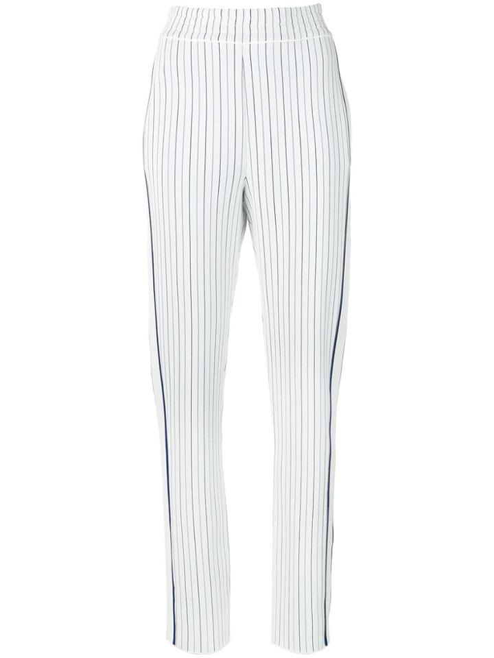 Stella Mccartney Micro Stripe Trousers - White