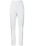 Stella Mccartney Micro Stripe Trousers - White