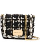 Faith Connexion Pearl Embellished Bouclé Bag - Black