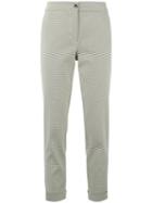 Etro - Polka Dot Trousers - Women - Cotton/polyamide/spandex/elastane - 44, White, Cotton/polyamide/spandex/elastane