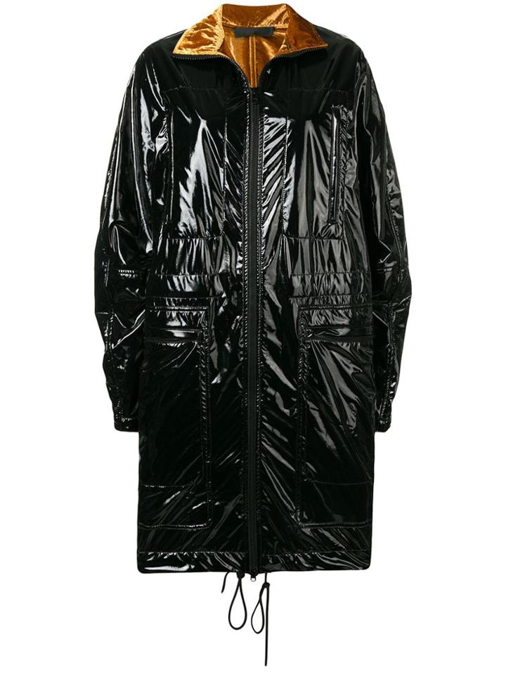 Haider Ackermann Padded Mid-length Coat - Black