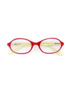 Ray Ban Junior Colour Block Glasses, Red