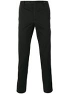 Pt01 Folded Hem Skinny Trousers, Men's, Size: 52, Black, Cotton/elastodiene
