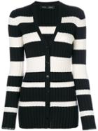 Proenza Schouler - V-neck Cardigan - Women - Silk/cashmere/wool - S, Black, Silk/cashmere/wool