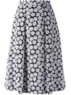 Michael Michael Kors Leaf Print A-line Skirt