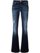 7 For All Mankind 'charlize' Bootcut Jeans, Women's, Size: 27, Blue, Cotton/spandex/elastane/polyester