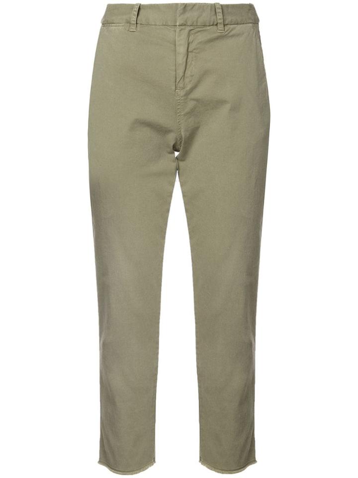 Nili Lotan Cropped Skinny Trousers - Green
