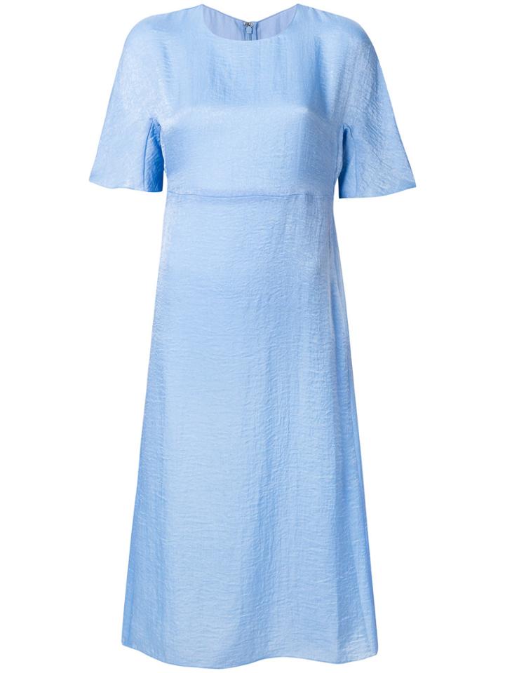 Sies Marjan Round Neck Shift Dress - Blue