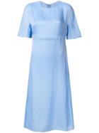 Sies Marjan Round Neck Shift Dress - Blue