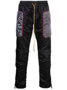 Rhude Quilted Trousers - Black
