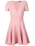 Alexander Mcqueen Short Skater Dress - Pink