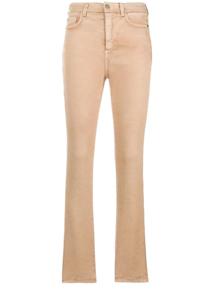 Max Mara Slim Fit Trousers - Nude & Neutrals