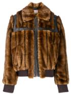 Zadig & Voltaire Lotta Faux Fur Jacket - Brown