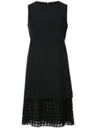 Akris Punto Sleeveless Layered Dress - Black