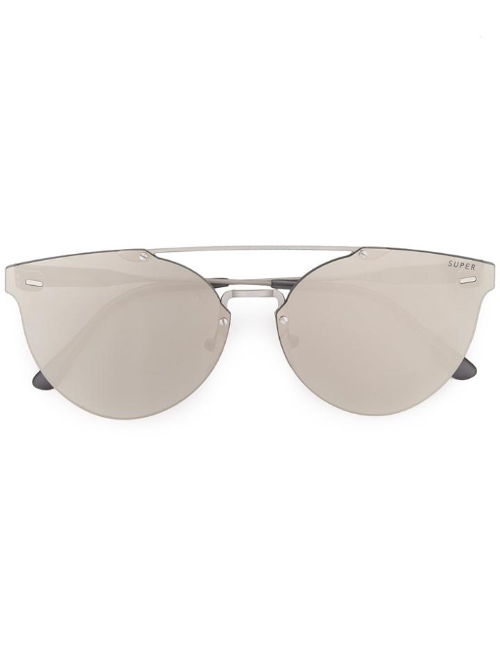 Retrosuperfuture Double Bridge Sunglasses - Nude & Neutrals