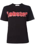 Peter Jensen Lobster T-shirt, Women's, Size: Medium, Black, Cotton