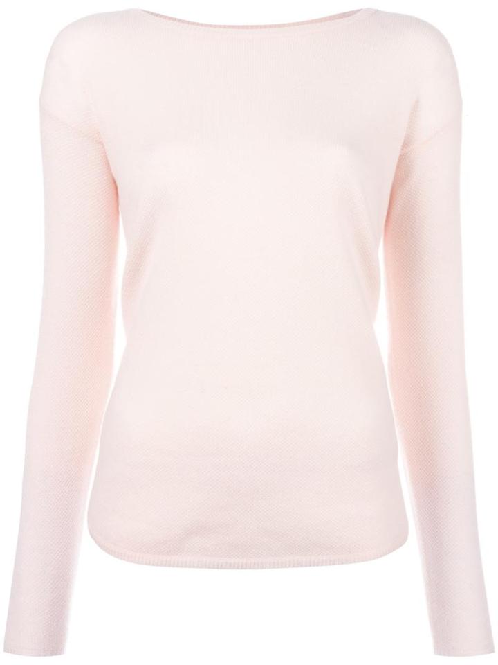 Polo Ralph Lauren Crew Neck Jumper, Women's, Size: Small, Pink/purple, Cashmere