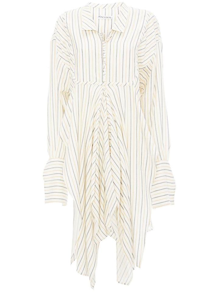 Jw Anderson Stripe Handkerchief Shirt - Neutrals