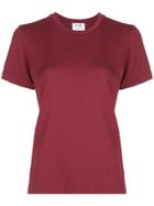Re/done Oversized Plain T-shirt - Red
