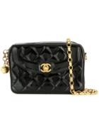 Chanel Pre-owned Diamond Quilt Shoulder Bag - Black