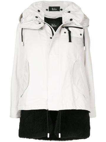 The Reracs Layered Coat - White