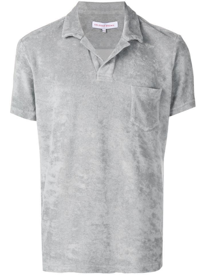 Orlebar Brown Chest Pocket Polo Shirt - Grey
