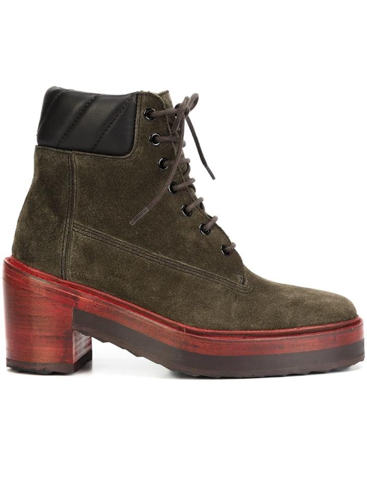 Pierre Hardy Working Girl Boots - Green